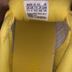 Gently worn Yellow Superstar Adidas